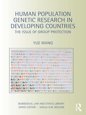 cover image of Human Population Genetic Research in Developing Countries